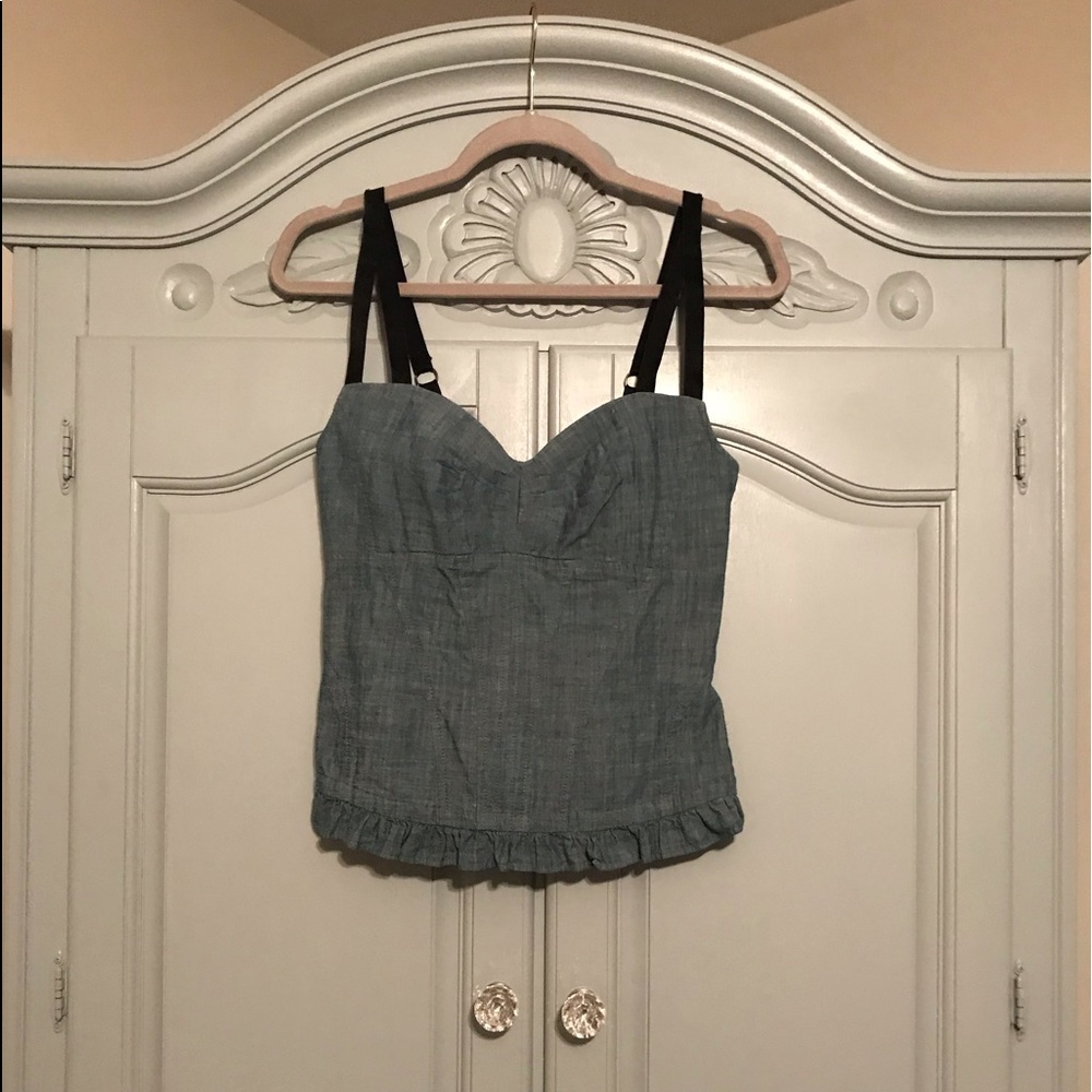 Express Chambray Tank Top